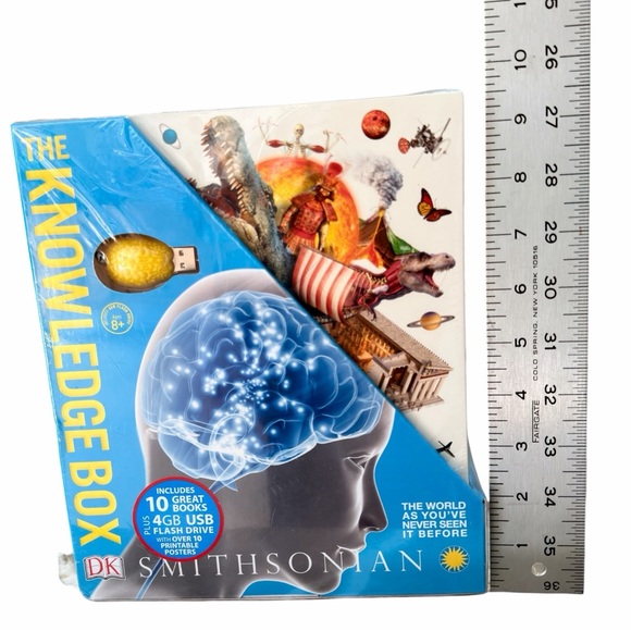 Smithsonian DK The Knowledge Box- Set of 10 Books Thumb Drive SEALED NEW - Picture 8 of 8